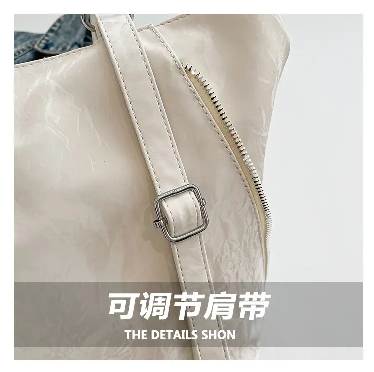 Pink Transparent Shoulder Bag for Students & Travel — feature 4