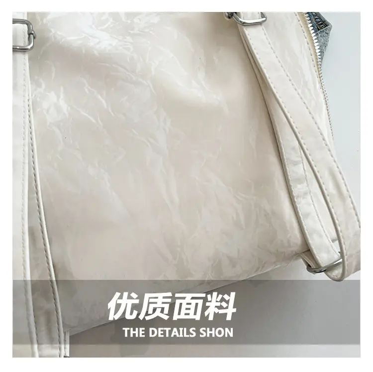 Pink Transparent Shoulder Bag for Students & Travel — feature 5