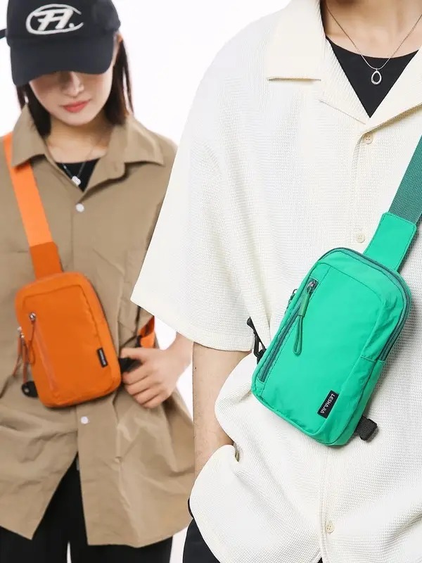 Orange Crossbody Sports Bag for Women 2025