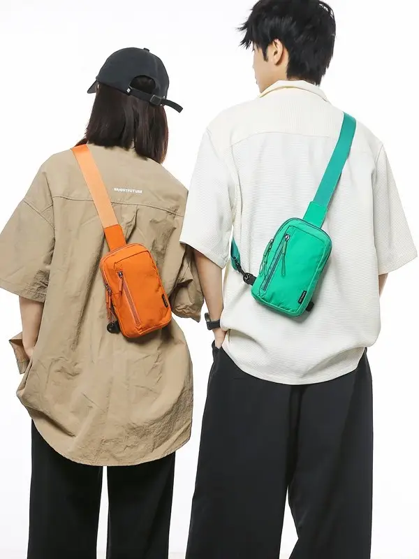 Orange Crossbody Sports Bag for Women 2025