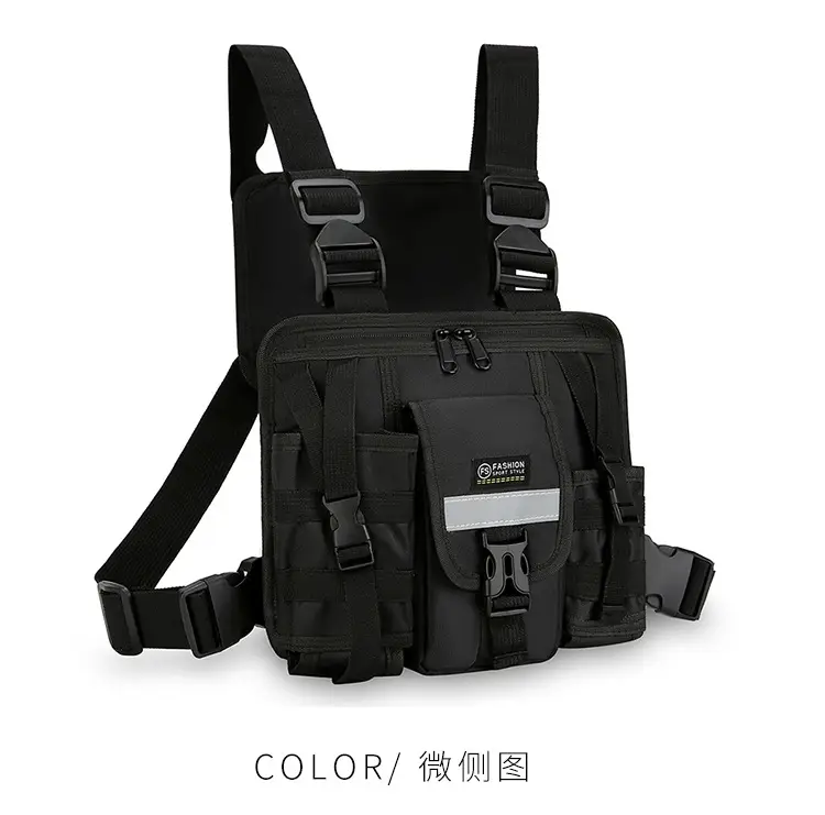 Tactical Multi-Flap Pocket Vest Bag for Men — feature 21