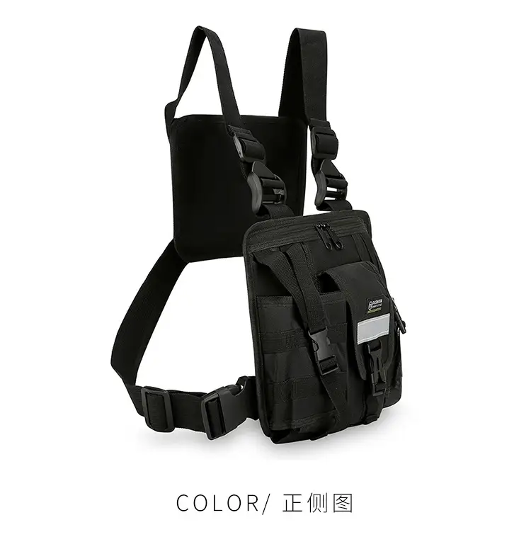 Tactical Multi-Flap Pocket Vest Bag for Men — feature 22
