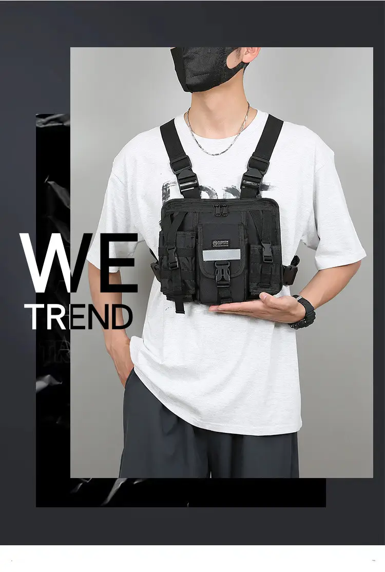 Tactical Multi-Flap Pocket Vest Bag for Men — feature 3