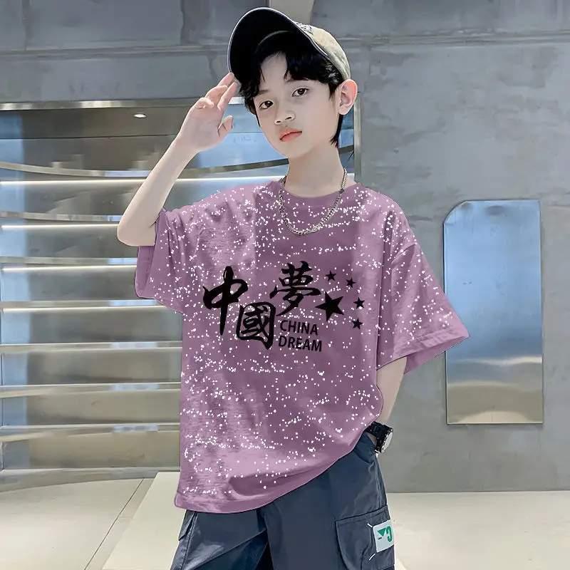 Boys Cotton Graphic T-Shirt Mid Large 2025 - Image 5