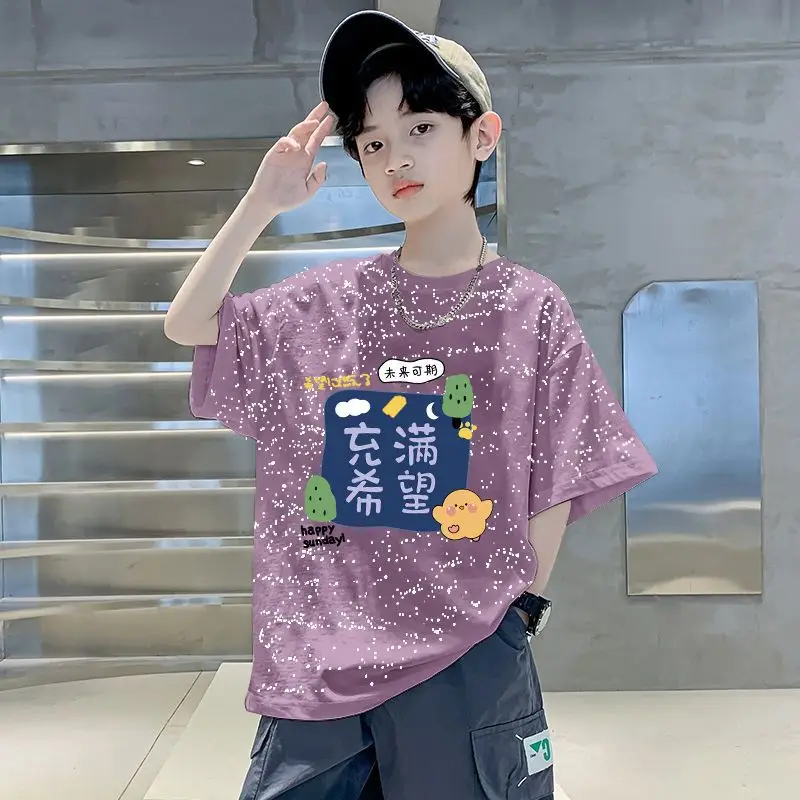 Boys Cotton Graphic T-Shirt Mid Large 2025 - Image 15