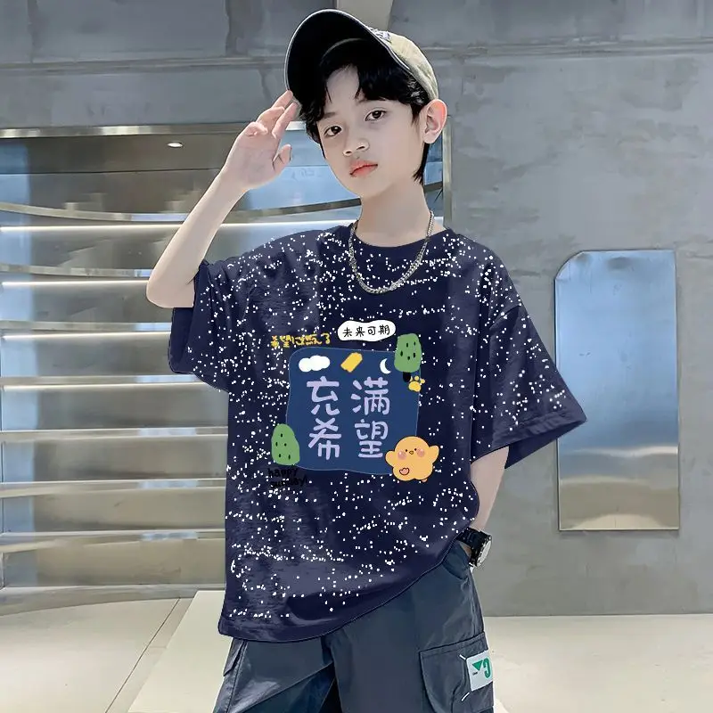 Boys Cotton Graphic T-Shirt Mid Large 2025 - Image 11
