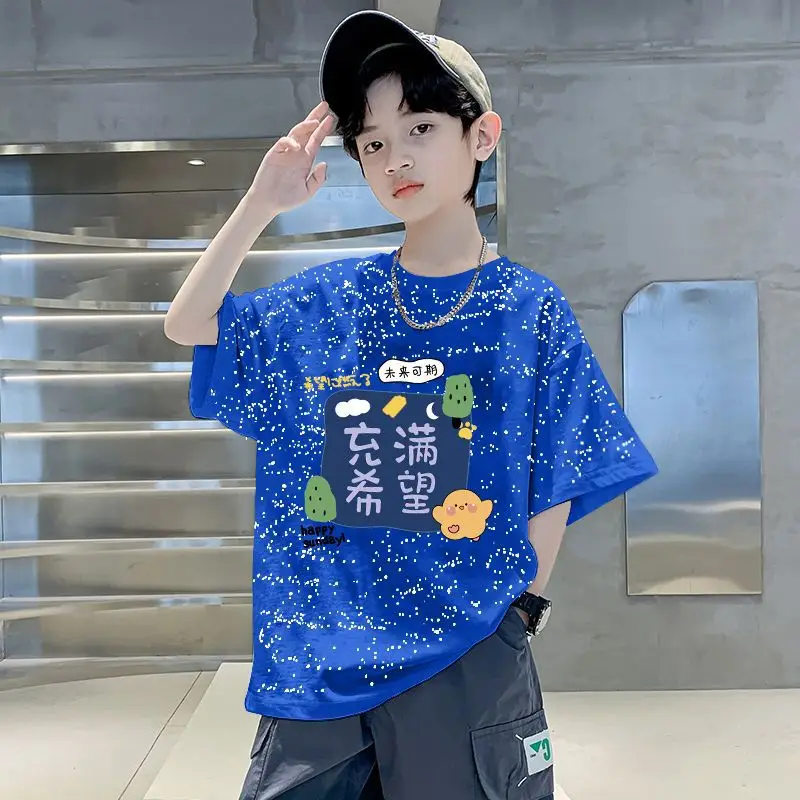 Boys Cotton Graphic T-Shirt Mid Large 2025 - Image 12