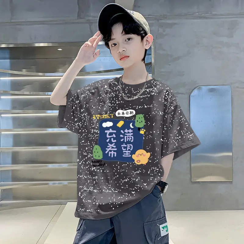 Boys Cotton Graphic T-Shirt Mid Large 2025 - Image 13