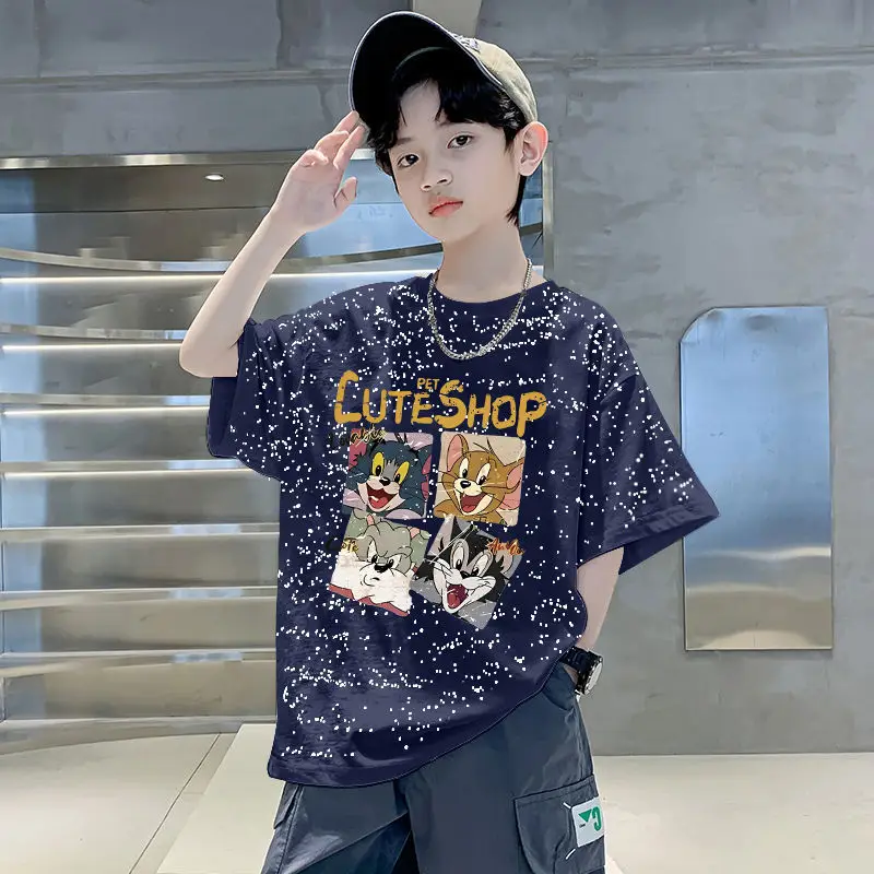 Boys Cotton Graphic T-Shirt Mid Large 2025 - Image 6