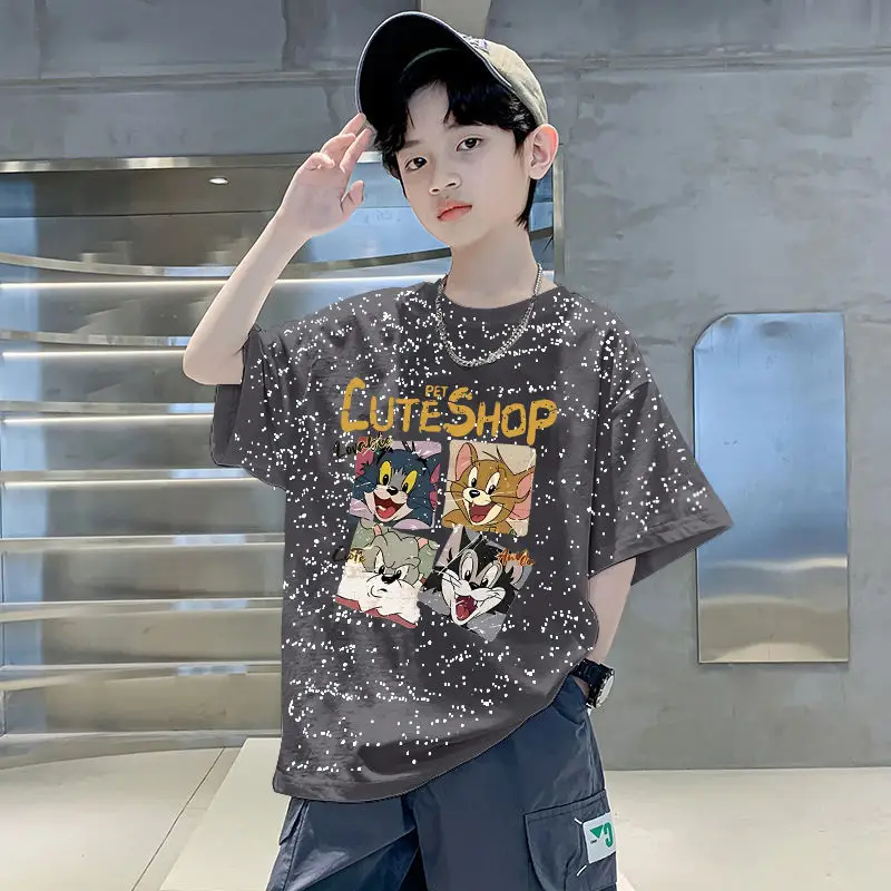 Boys Cotton Graphic T-Shirt Mid Large 2025 - Image 8