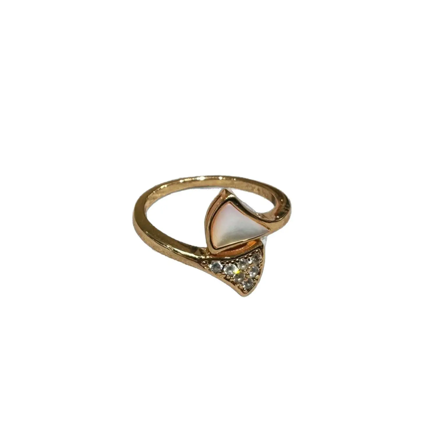 Full Diamond Heart Skirt Ring for Women - Image 5
