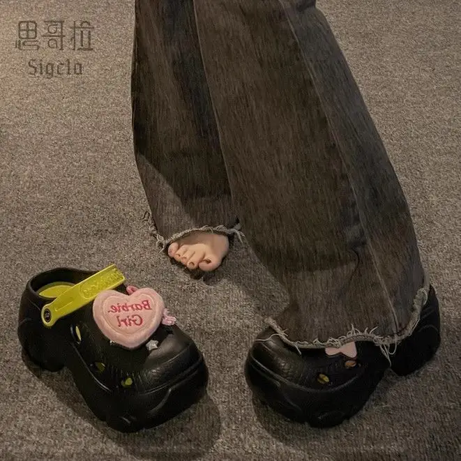 Women Pink Floral Cave Shoes Summer Non-Slip - Image 3