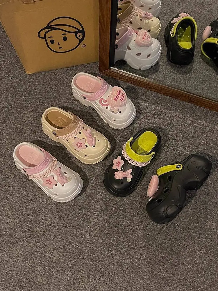 Women Pink Floral Cave Shoes Summer Non-Slip — feature 10