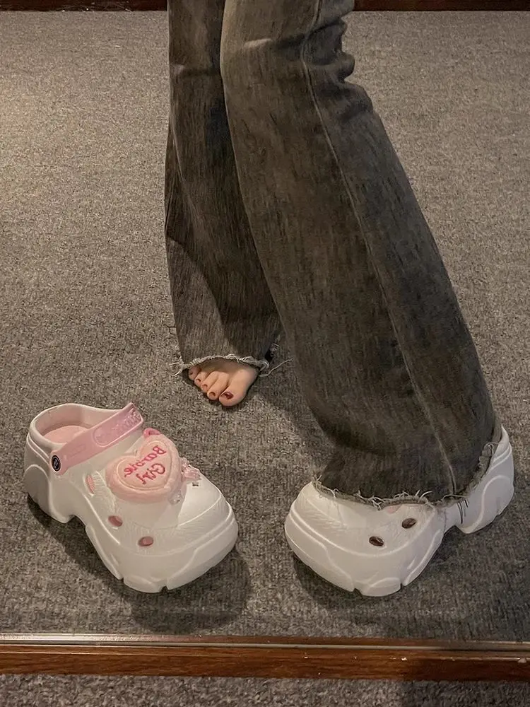 Women Pink Floral Cave Shoes Summer Non-Slip — feature 12