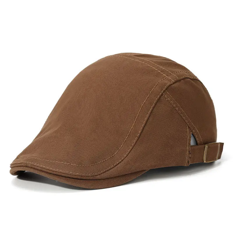 Men Women Adjustable Hat Monochrome Travel Cap - Image 6