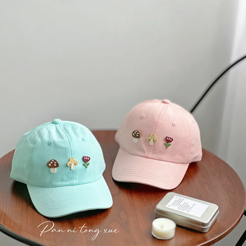 Dopamine Color Baby Cap for Girls Fresh Sweet Sunscreen Hat - Image 8
