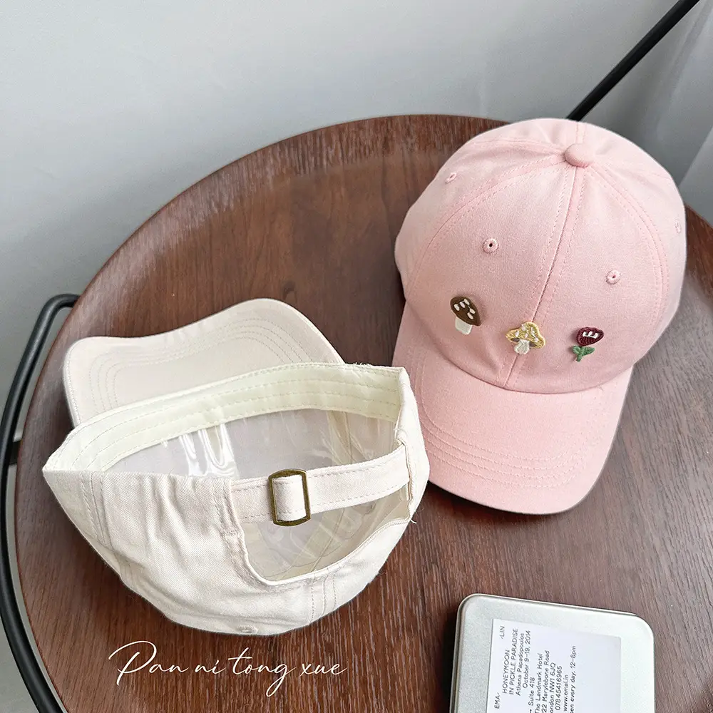 Dopamine Color Baby Cap for Girls Fresh Sweet Sunscreen Hat - Image 9