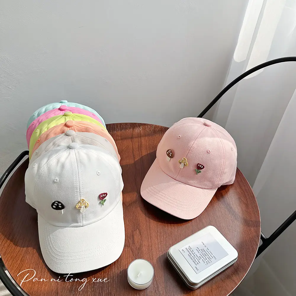 Dopamine Color Baby Cap for Girls Fresh Sweet Sunscreen Hat — feature 22