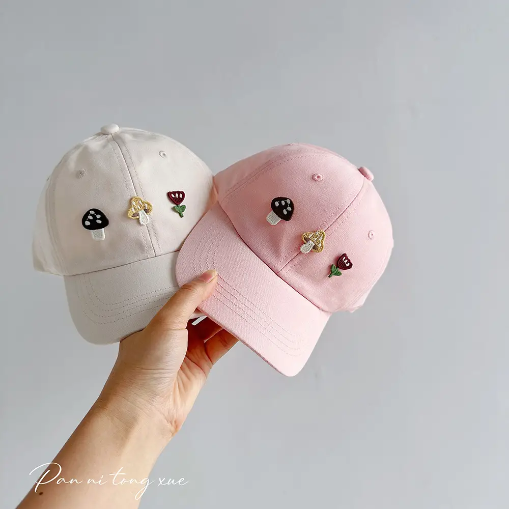 Dopamine Color Baby Cap for Girls Fresh Sweet Sunscreen Hat — feature 23