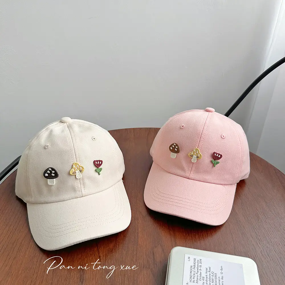 Dopamine Color Baby Cap for Girls Fresh Sweet Sunscreen Hat — feature 27