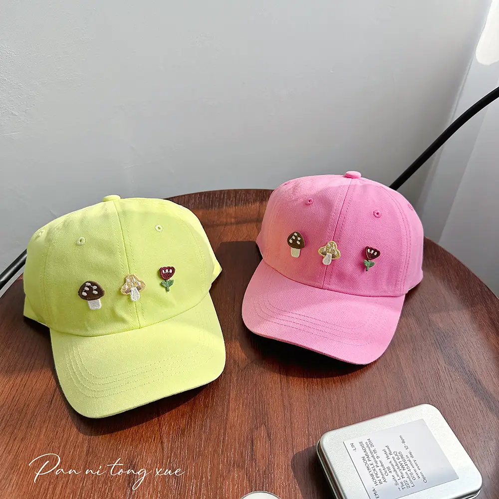Dopamine Color Baby Cap for Girls Fresh Sweet Sunscreen Hat — feature 28