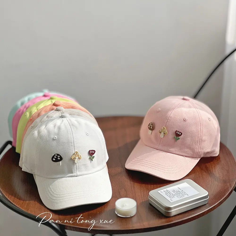 Dopamine Color Baby Cap for Girls Fresh Sweet Sunscreen Hat — feature 29