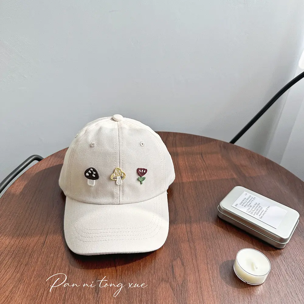 Dopamine Color Baby Cap for Girls Fresh Sweet Sunscreen Hat - Image 4