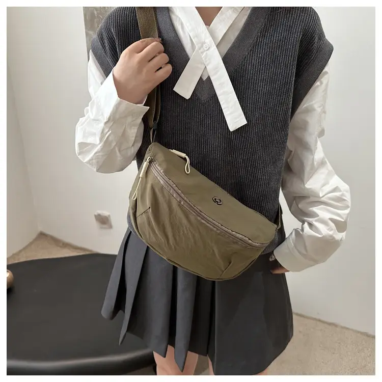 Purple Nylon Shoulder Crossbody Bag for Women — feature 13