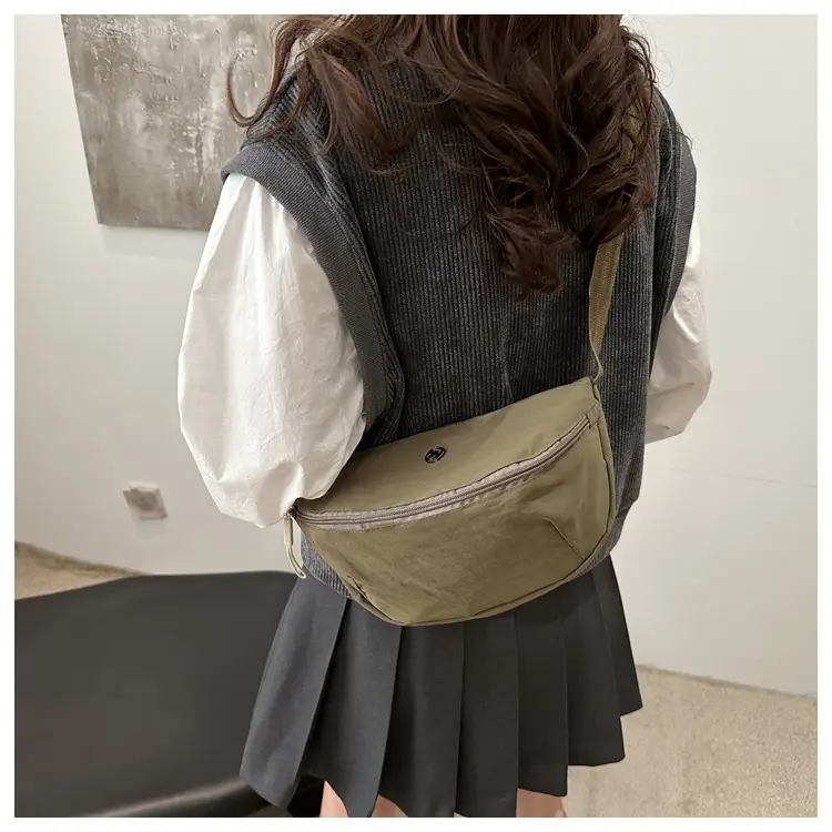 Purple Nylon Shoulder Crossbody Bag for Women — feature 14