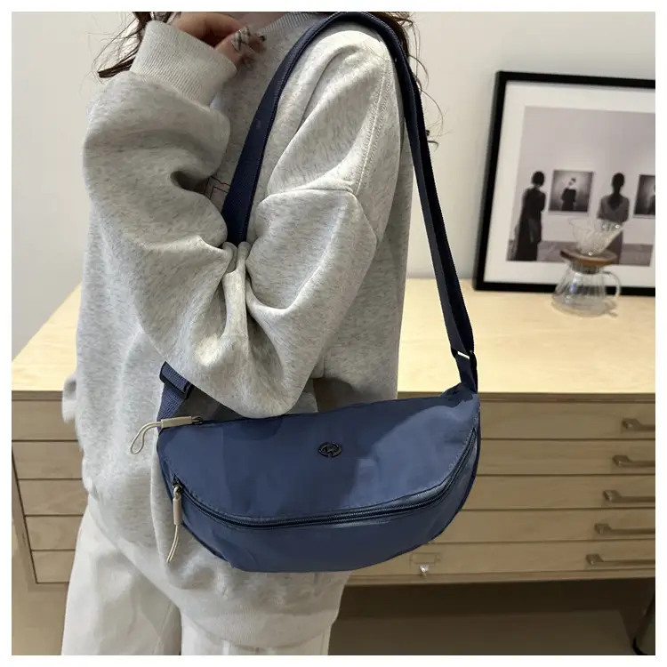 Purple Nylon Shoulder Crossbody Bag for Women — feature 22
