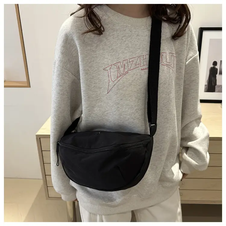 Purple Nylon Shoulder Crossbody Bag for Women — feature 26