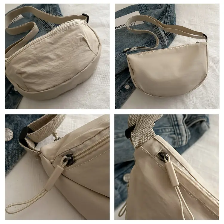 Purple Nylon Shoulder Crossbody Bag for Women — feature 8