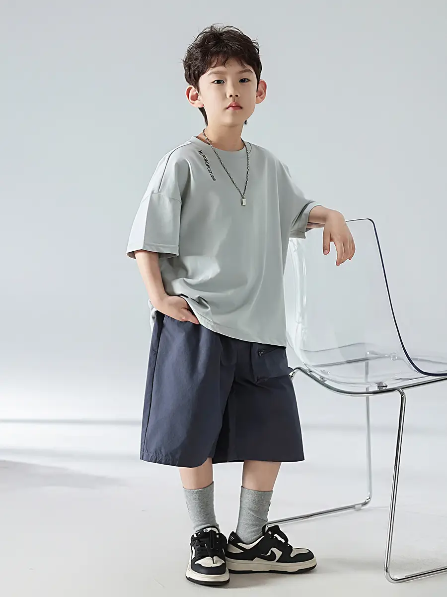 Boys Summer T-Shirt & Crane Pants Set 2025 - Image 3