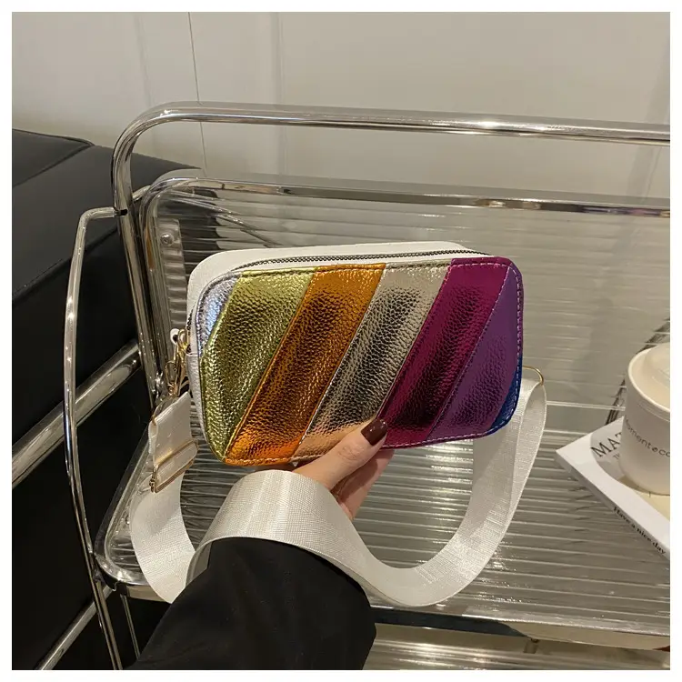 Women's Colorful Rainbow Shoulder Bag 2025 New Arrival — feature 19