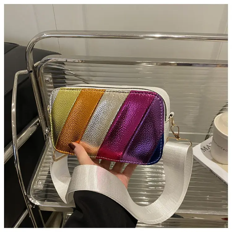 Women's Colorful Rainbow Shoulder Bag 2025 New Arrival — feature 20