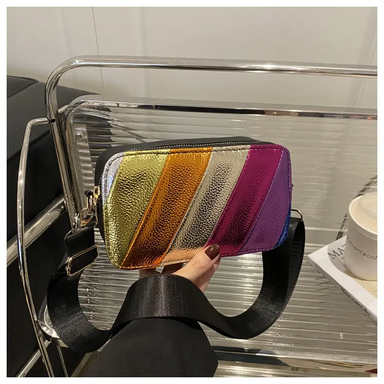 Women's Colorful Rainbow Shoulder Bag 2025 New Arrival — feature 21