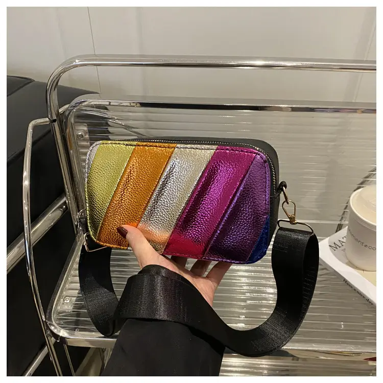 Women's Colorful Rainbow Shoulder Bag 2025 New Arrival — feature 22