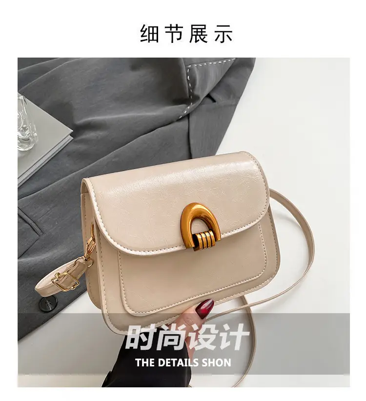 Vintage Oil Leather Saddle Bag Women's 2025 — feature 3