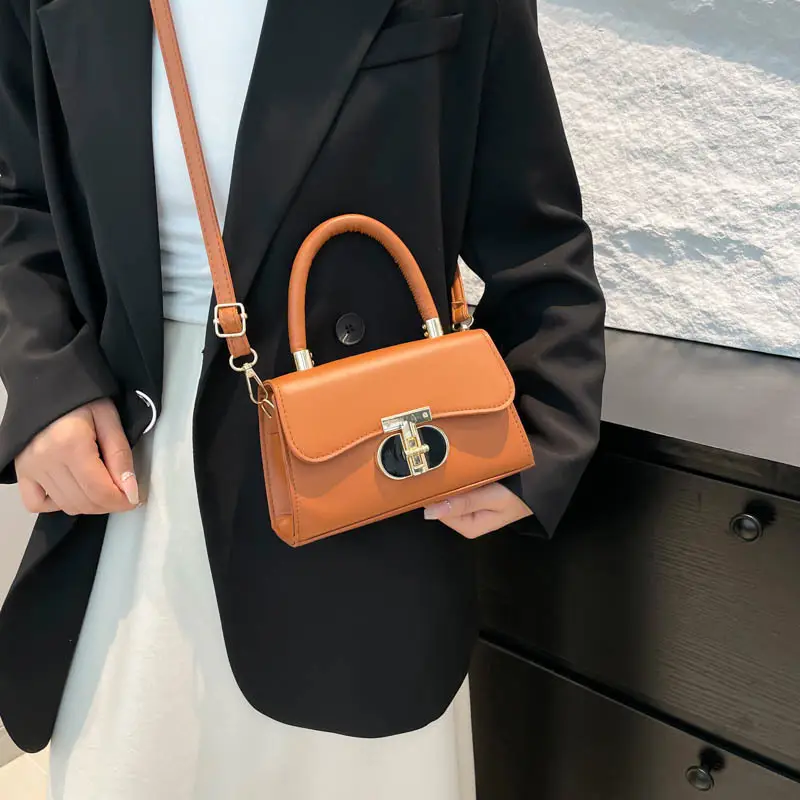 Red Square Crossbody Bag for Women - Image 9