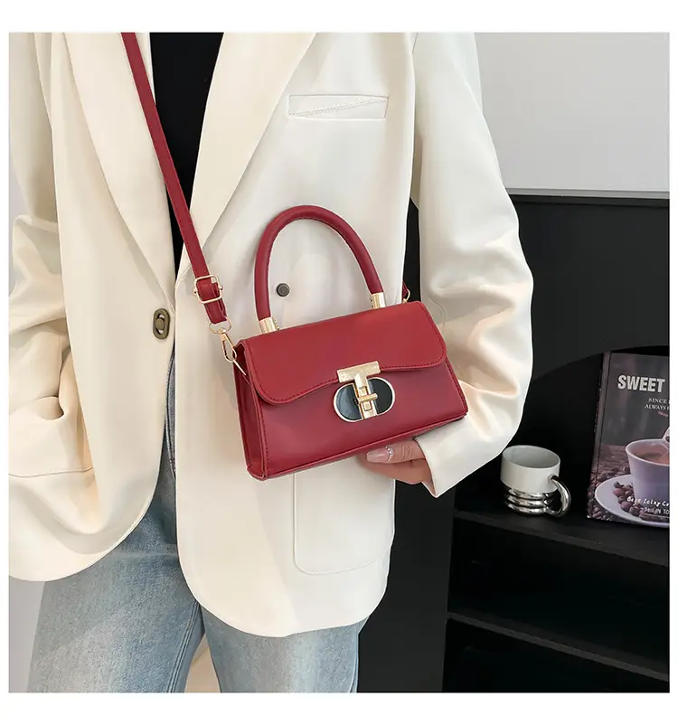 Red Square Crossbody Bag for Women — feature 23