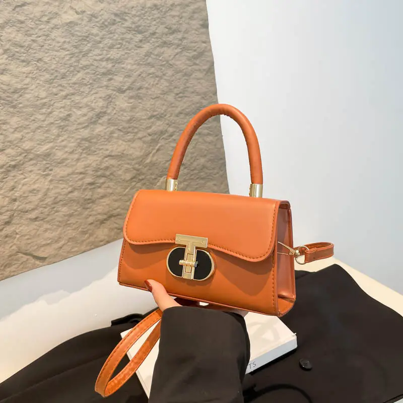 Red Square Crossbody Bag for Women - Image 4