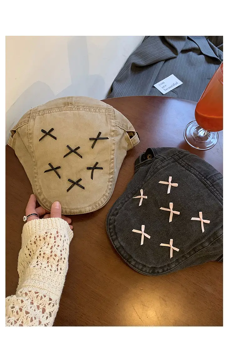 Women's Duck Tongue Bow Hat Spring Summer Fashion — feature 16