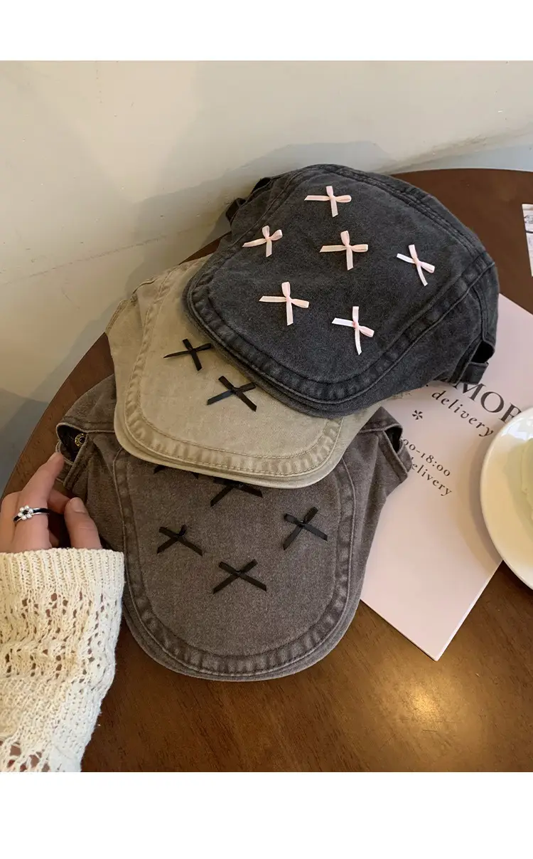 Women's Duck Tongue Bow Hat Spring Summer Fashion — feature 17