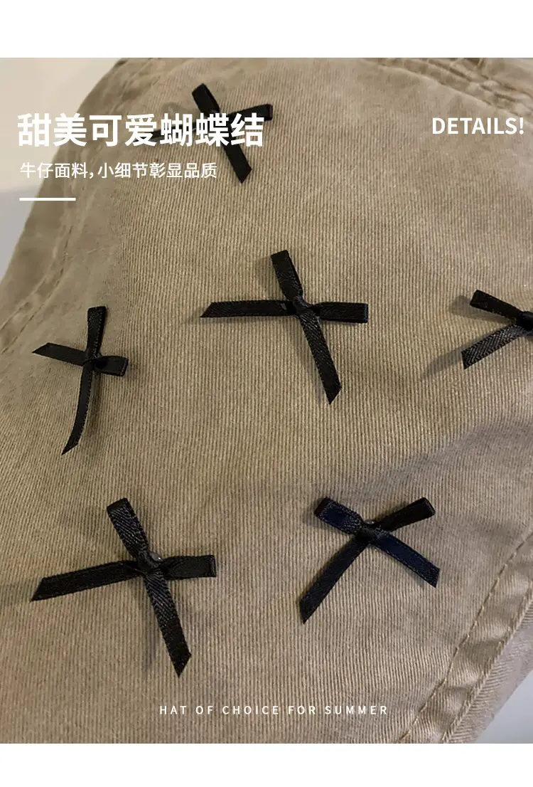 Women's Duck Tongue Bow Hat Spring Summer Fashion — feature 6
