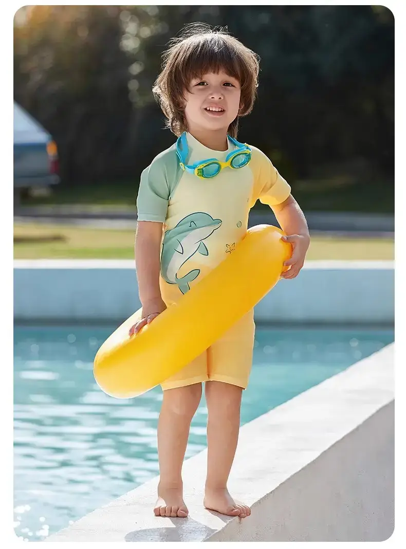 Baby T-Shirt Shorts Set Blue Cotton Summer Boys Girls — feature 16
