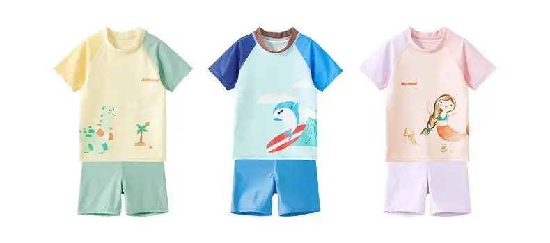 Baby T-Shirt Shorts Set Blue Cotton Summer Boys Girls — feature 9