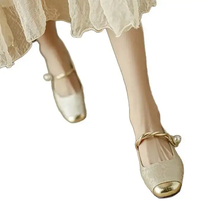 French Green Mary Jane Shoes 2025 Spring Summer - Image 8