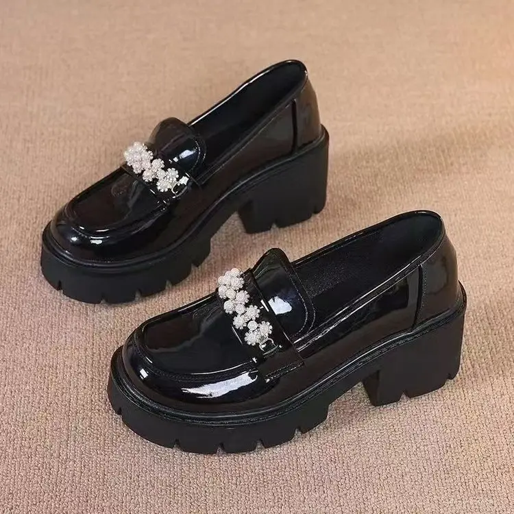 Mary Jane Platform Loafers Black Women's 2025 — feature 13