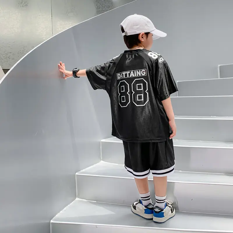 Boys Summer T-Shirt Black 2026 Printed - Image 4