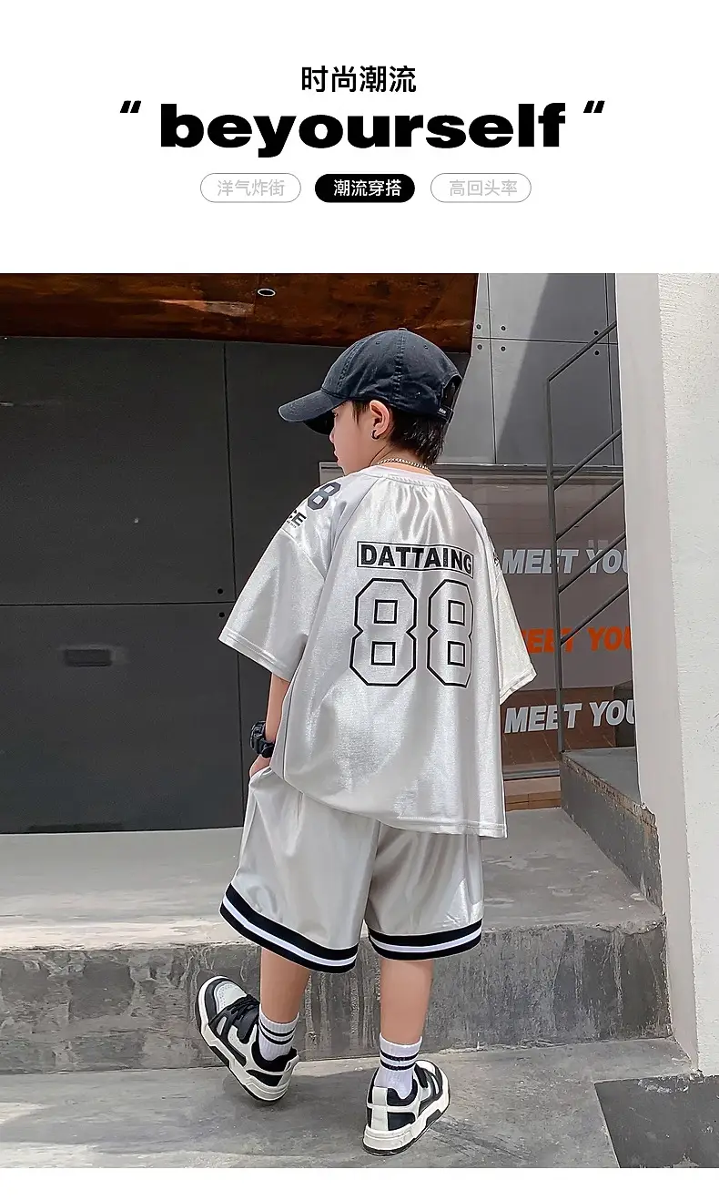Boys Summer T-Shirt Black 2026 Printed — feature 1